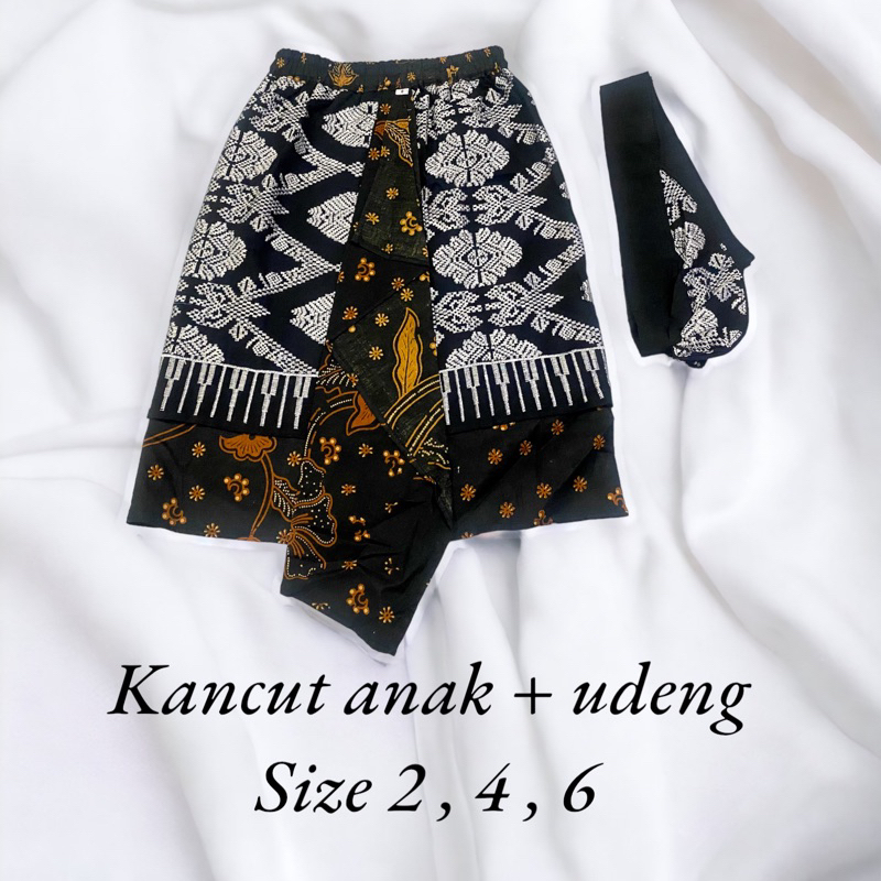 Kamen anak cowo - kan,cut + udeng anak