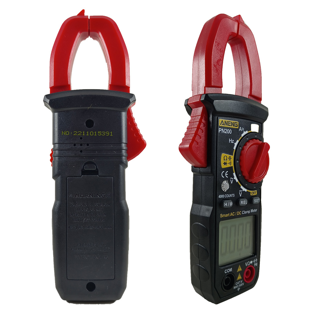 Tang Ampere AC DC Aneng PN200 Smart Clamp Meter Digital NCV 4000 Counts