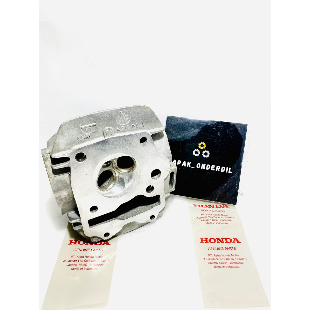 BLOK BLOCK CYLINDER SILINDER HEAD HED SUPRA X 125 FI OLD SUPRA X 125 HELM IN FI BLADE BARU ORI HONDA