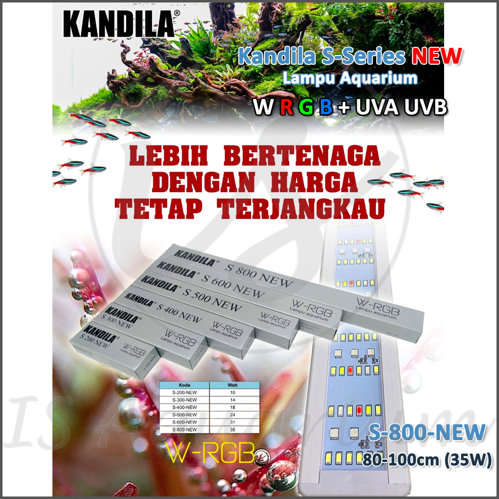 Kandila S800NEW S 800 NEW WRGB S800 WRGB Lampu Aquascape LED Aquarium