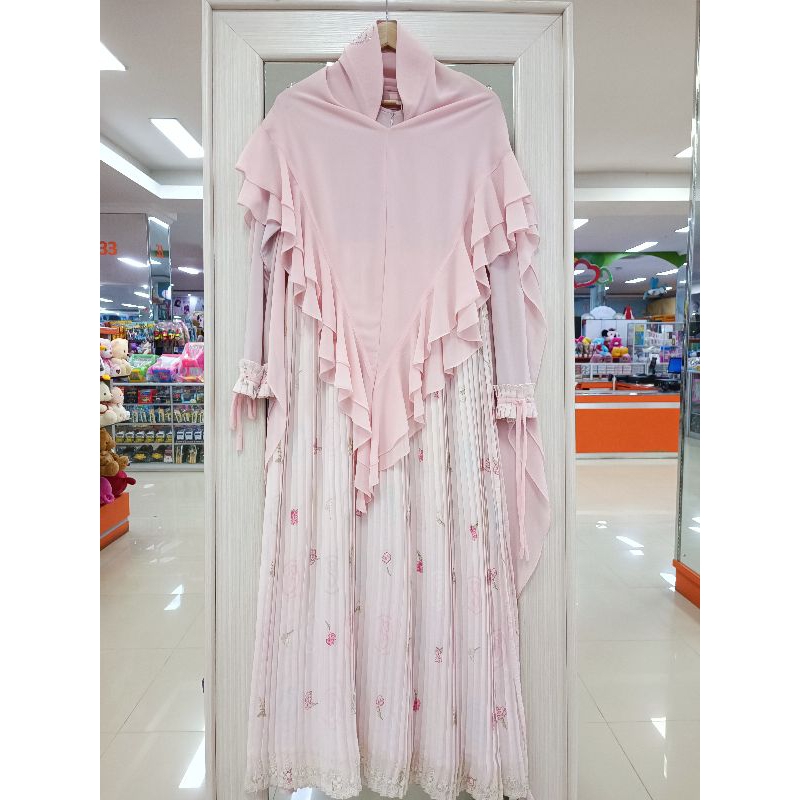 YS SIGNATURE / Monogram Girl Maryah by Ys Signature / Gamis Elegant / Gamis Cantik