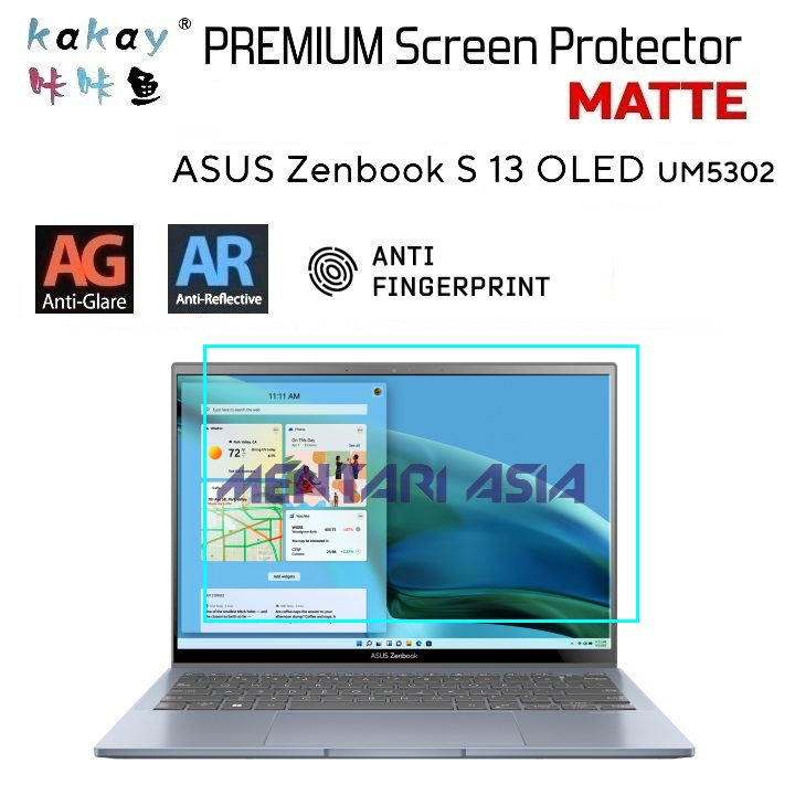 Screen Protector ASUS ZenBook S13 OLED UM5302 - KAKAY Premium MATTE
