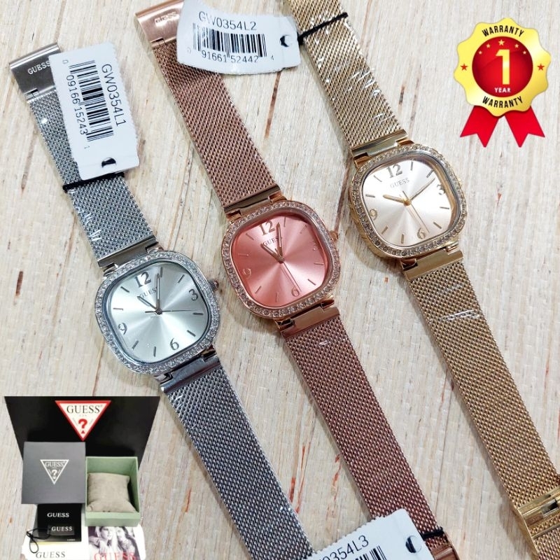 Jam Tangan Wanita Guess [GW0354L1] [GW0354L2] [GW0354L3] Original Free Box Ori