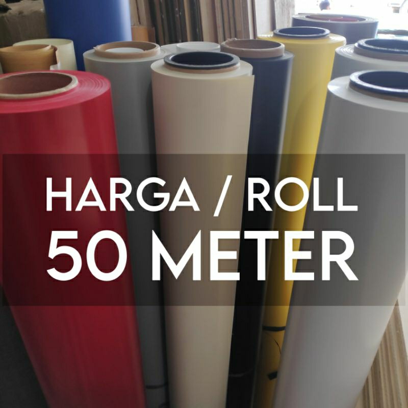 1 Roll 50m - PVC Sheet Decco Deco Taco Sheet Supercon Pelapis Furniture Decor Dekor Background Lanta