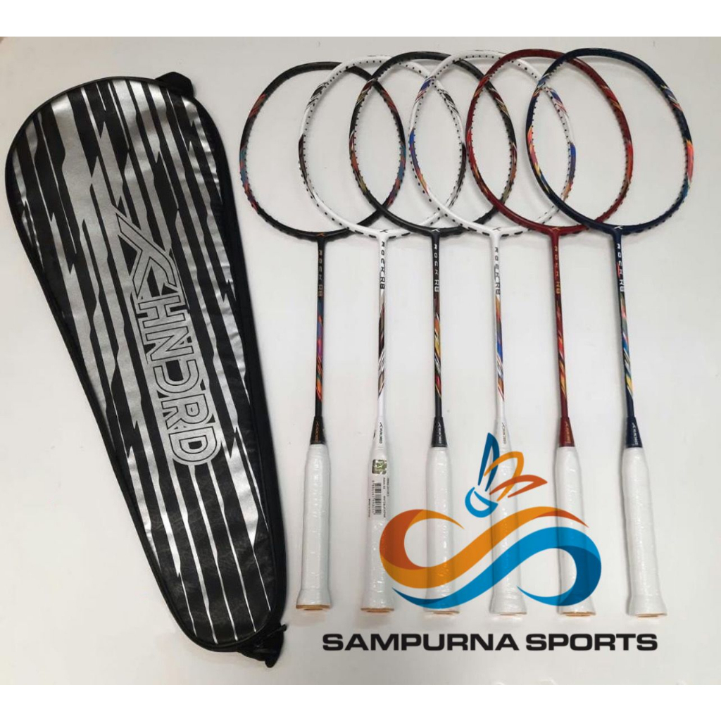 RAKET BADMINTON HUNDRED HNDRD ROCK 8 ORIGINAL TERMURAH BADMINTON GRATIS ONGKIR