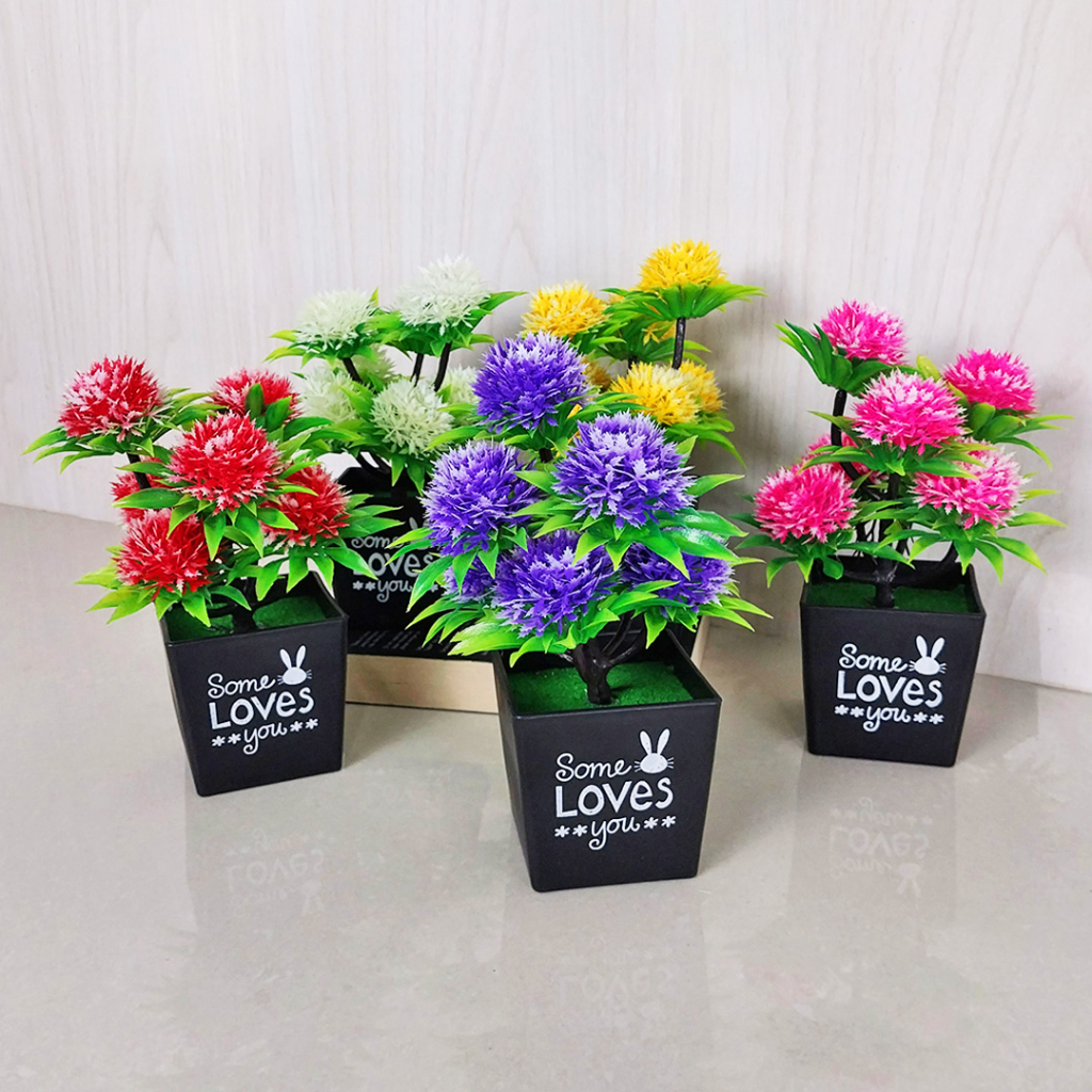 AND / COD / Tanaman Hias Plastik Bunga Hias Mini Import Dekorasi Rumah Murah Terkini Artificial Flower Tanaman Bunga Hias PBP53