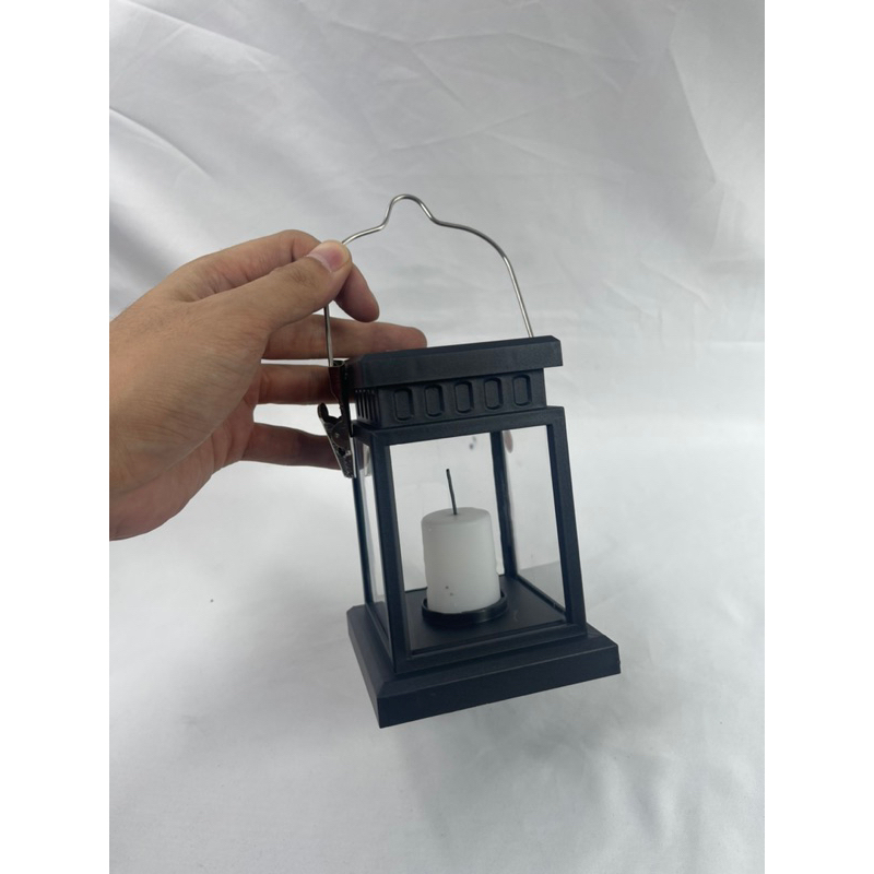 [OBRAL RIJEK] Lampu Taman Hias Lentera Solar Power Waterproof Warm White - EM301