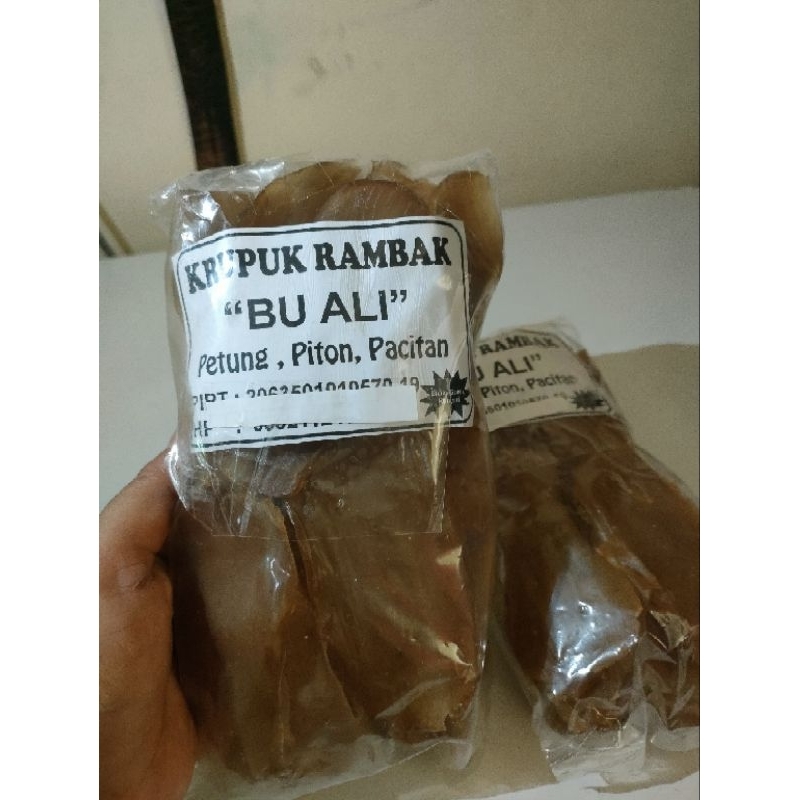 

kerupuk rambak mentah pituh piton Bu Ali krupuk Pacitan 200g