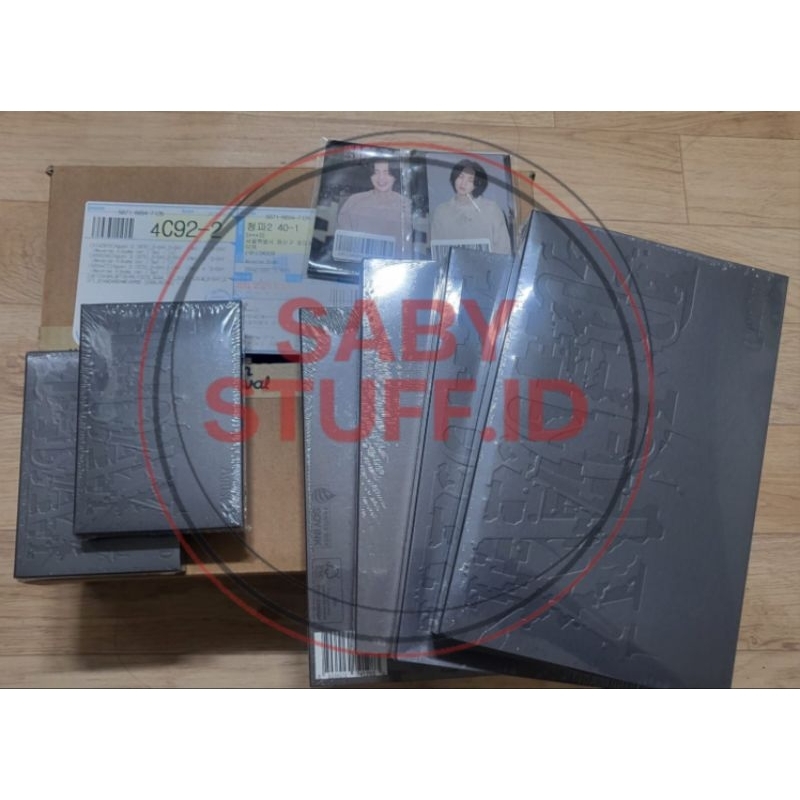 READY STOCK SEALED AGUST D SUGA D-DAY AGUSTD DDAY ALBUM PC FULLSET WEVERSE ver 01 02 BTS RM NAMJOON 