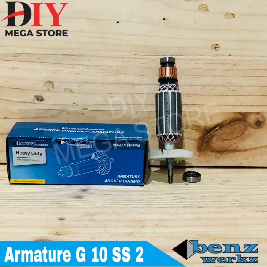 Armature benz angker dinamo mesin gerinda hitachi G 10 SS 2 / G10SS2 ARMACUR / ANGKER MESIN GERINDA 