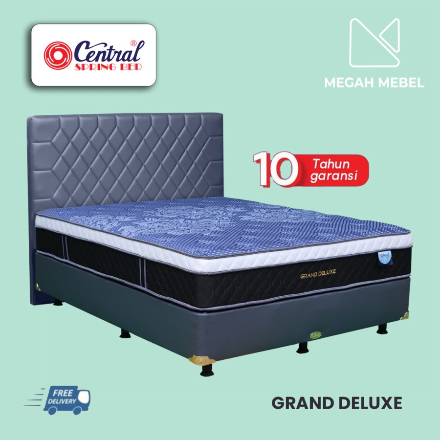 Springbed Central Grand Deluxe full set ready makassar promo murah