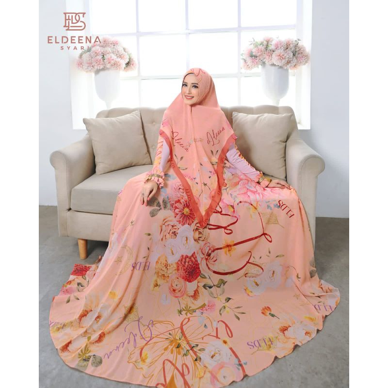 eldenaa syari gamis syari premium original cod gamis motif