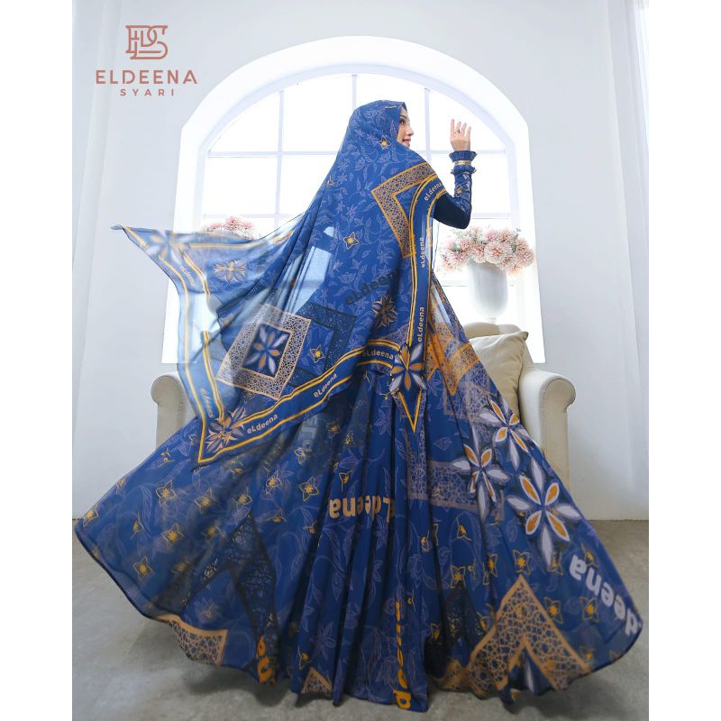 eldenaa syari gamis syari premium original cod gamis motif