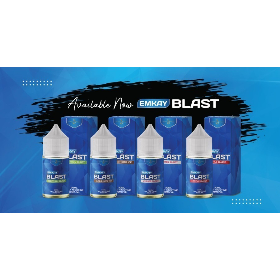 Liquid Emkay Blast Menthol Blast Salt Nic 30ML by Emkay Brewery