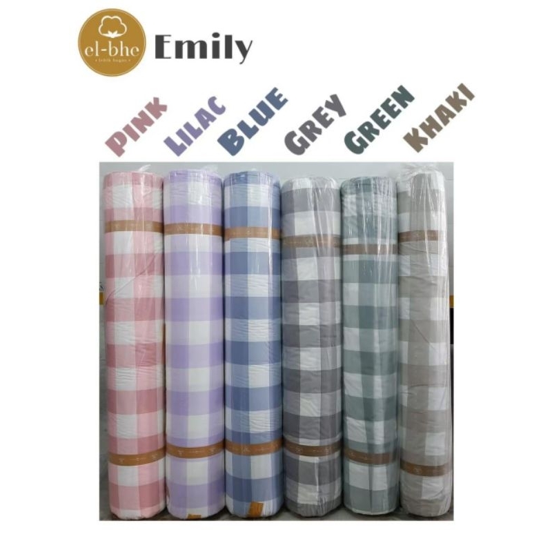 Kain Katun Motif Emily Bahan Sprei Katun Elbhe