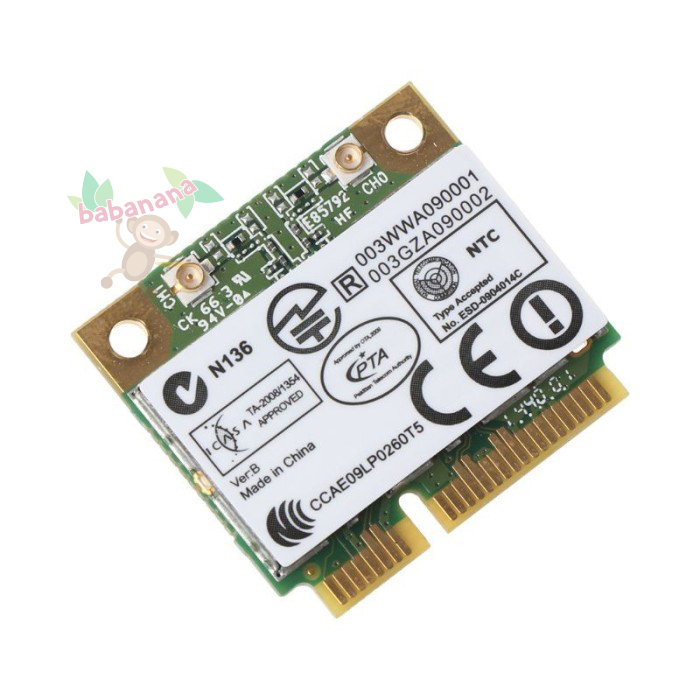 ATHEROS AR5BHB116 AR9832 HALF MINI PCIE WIFI CARD WIRELESS A/B/G/N