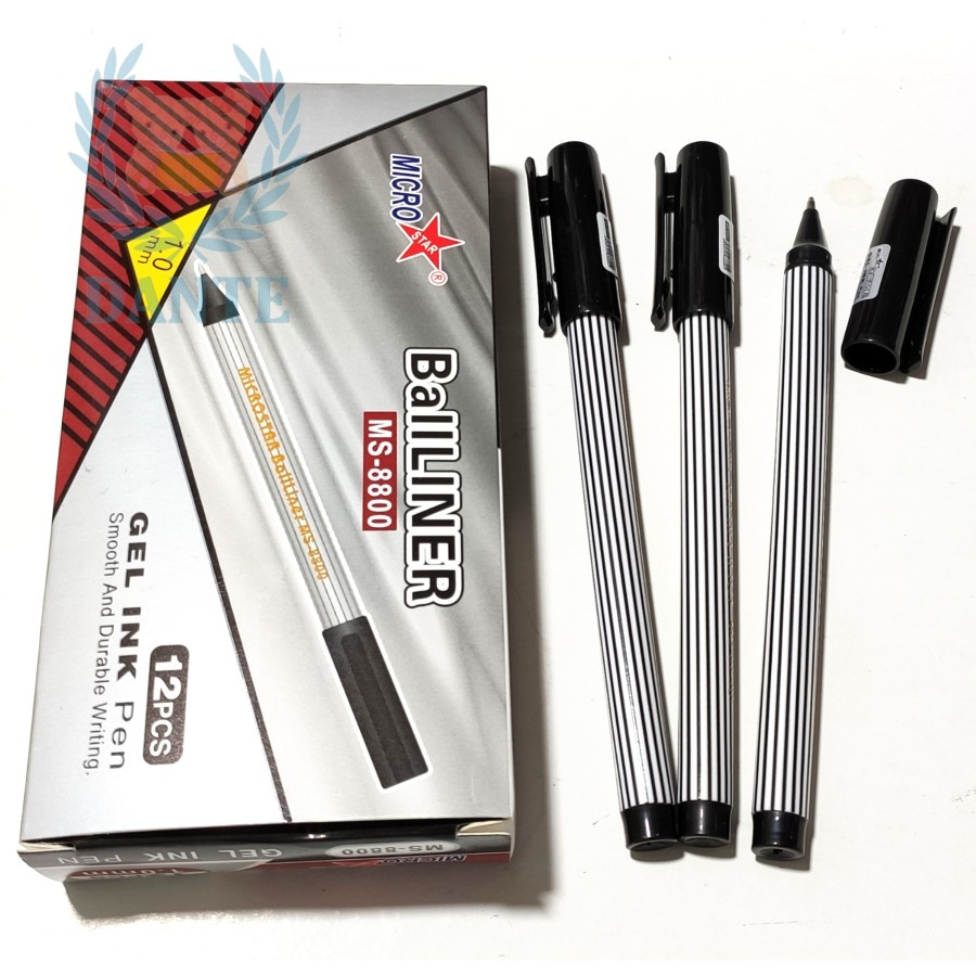 

Pulpen Ball Liner ESCO/MICRO Balliner 1.0mm Hitam - Satuan