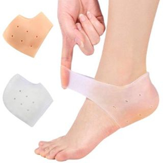 Gel Silikon Pelindung Tumit Anti Lecet Anti Pecah Kaki Heel Pad Silicone Protector Alas Tumit Anti Lecet Pecah Crack Socks [MF]