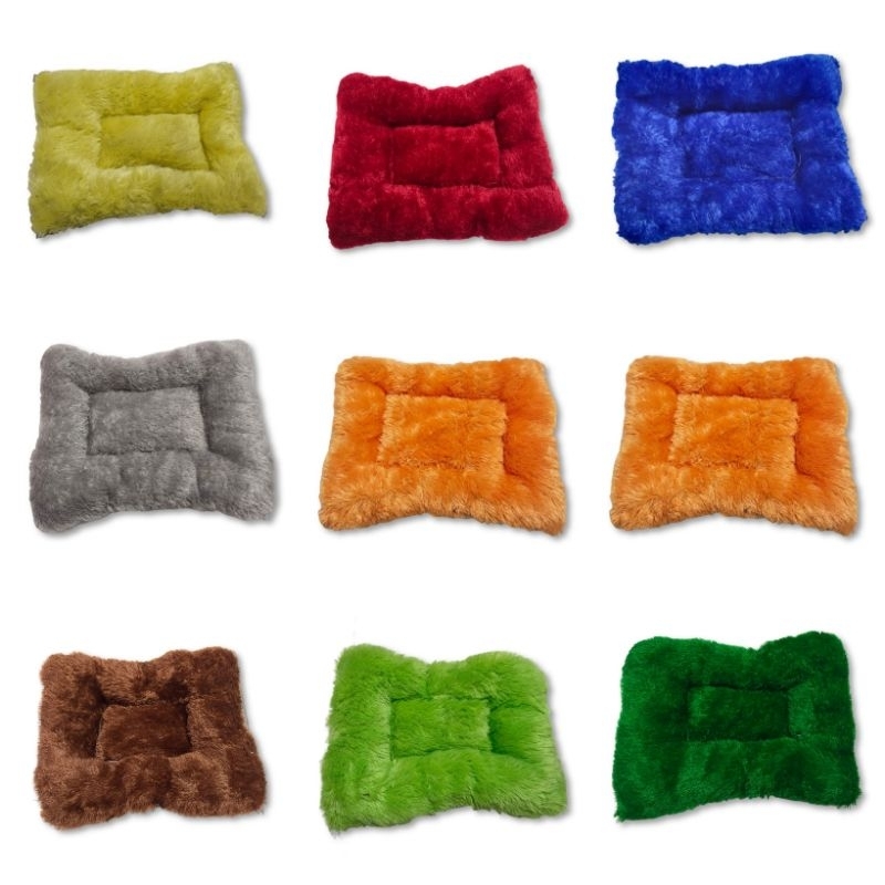 Kasur Kucing Alas Bulu Rasfur / Tempat Tidur Kucing Bahan Rasfur