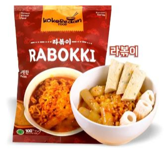 kOKOREAN toppoki kOKOREAN rabokki tteoboki topoki murah homamade Ramyeon Tteokbokki RAPOKKI Tteokbokki Korea Halal