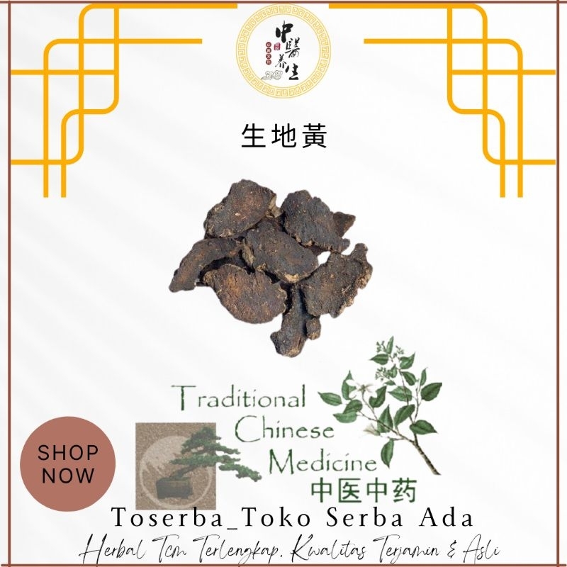 

100gr Herbal Sheng Di Huang 生地黃 Rehmannia Root Radix Rehmanniae