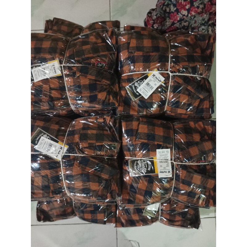 PROMO KEMEJA FLANEL ANAK LAKI-LAKI DAN PEREMPUAN UNISEX LENGAN PANJANG