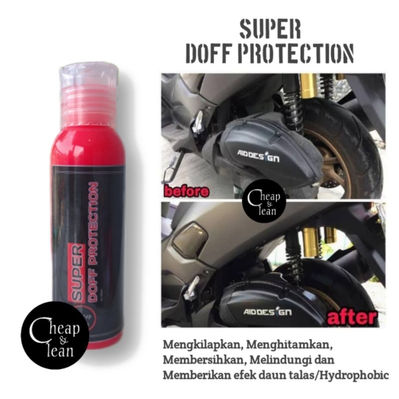 PAKET SHAMPOO TOUCHLESS 500ML DAN DOFF PROTECTION 100ML UNTUK MOTOR DAN MOBIL