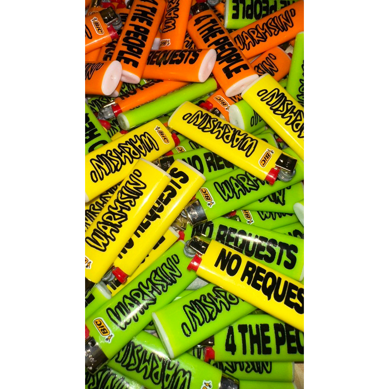 10 pcs custom korek bic tulisan