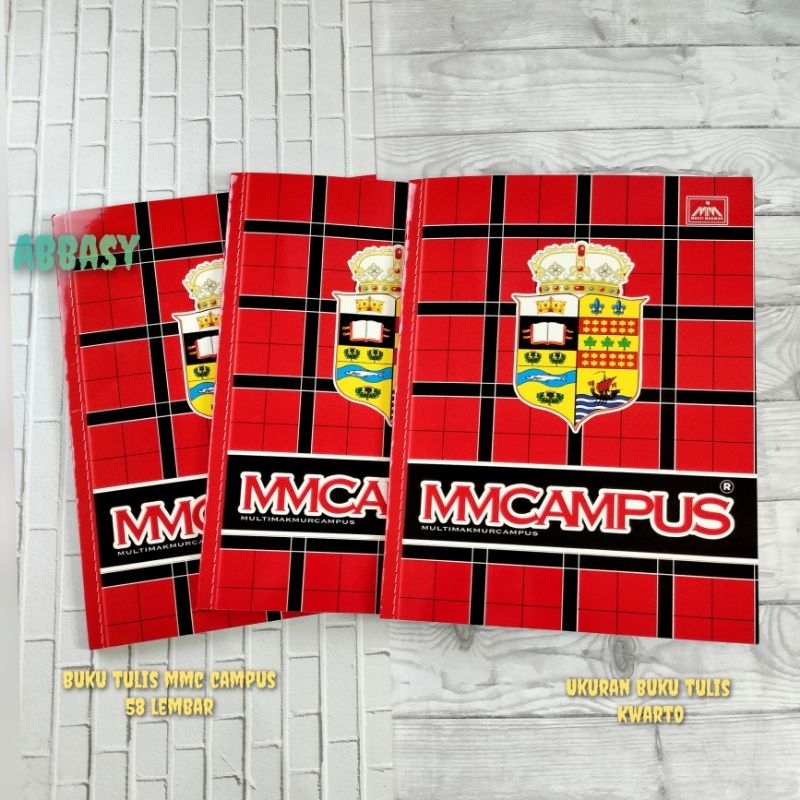 

buku tulis mmcampus isi 58 lembar 10 buku UK kwarto/biasa