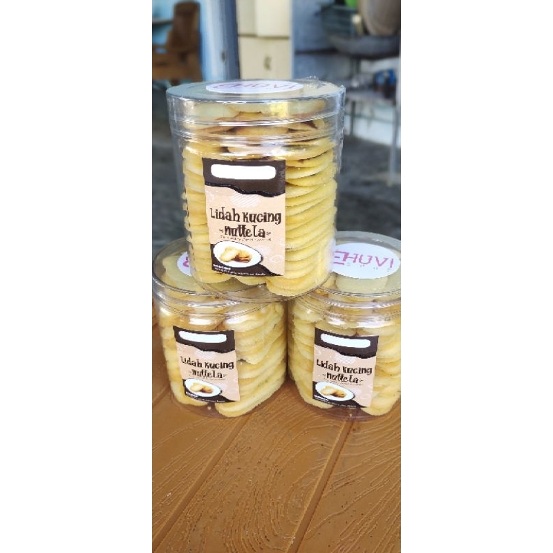 

LIDAH KUCING NUTELLA PREMIUM / LIDAH KUCING NUTELLA PREMIUM / ukuran toples 600ml (medium)
