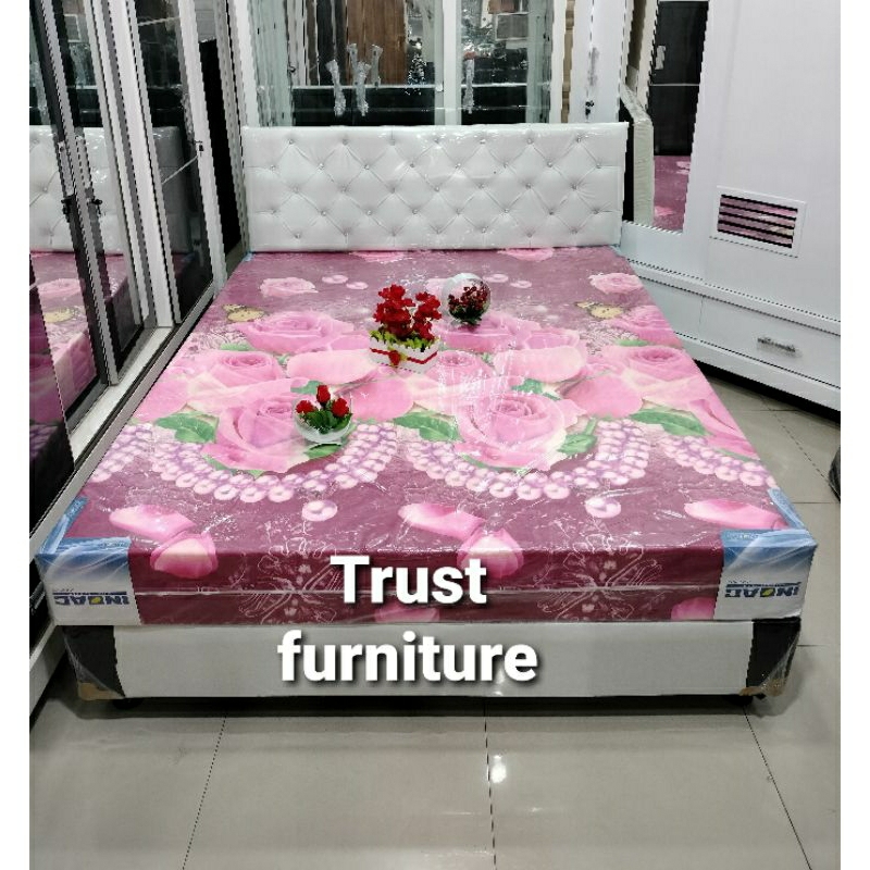 Set tempat tidur (Divan+ Kasur set)/ Tempat tidur minimalis