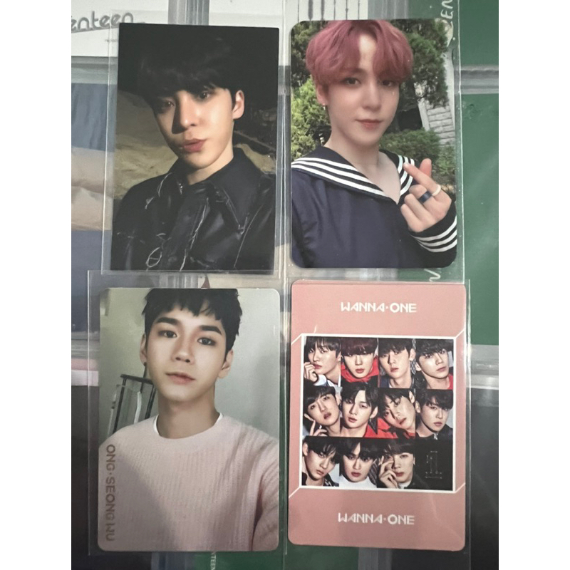 Yunho Ateez Ong seungwoo ipu  i promise u day  wanna one wannaone you pc photocard fever wts want to