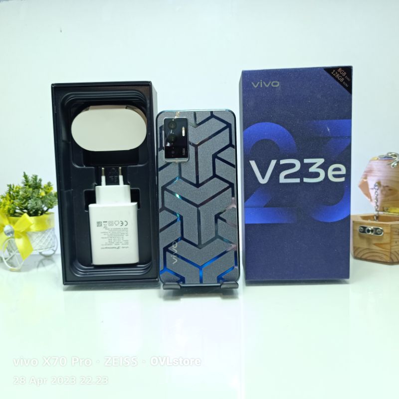 VIVO V23E 8/128 GB PONSEL SECOND HP BEKAS V23 E RAM 8 MEMORI ROM 128GB