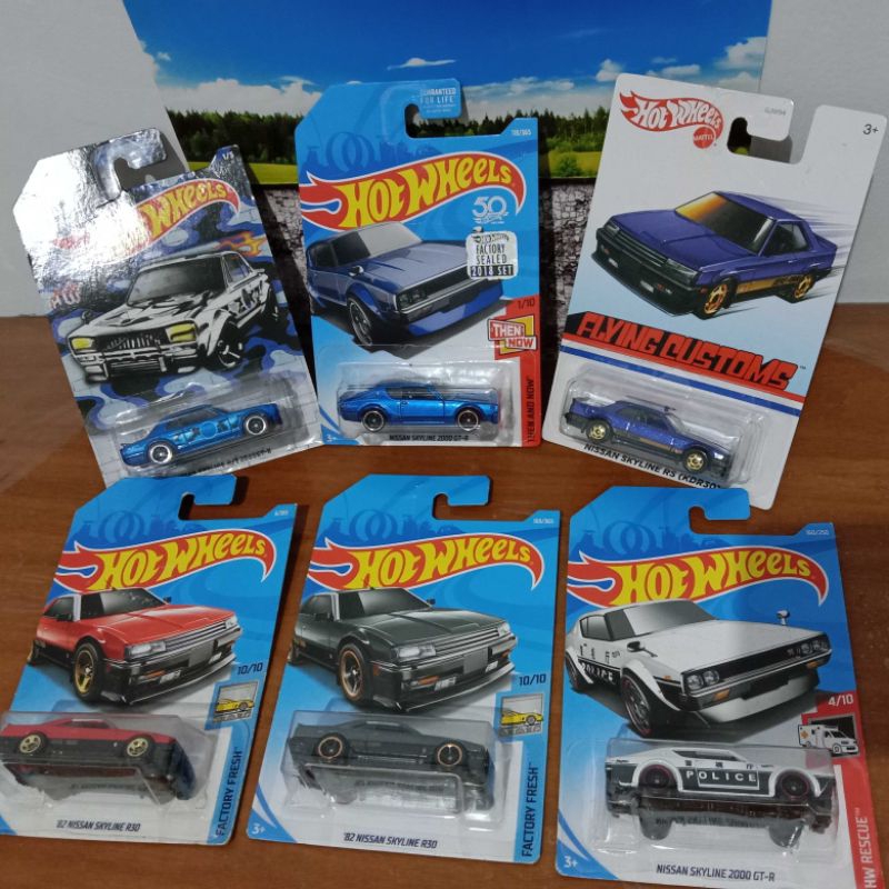 Hotwheels Nissan Skyline Collection, HW Nissan