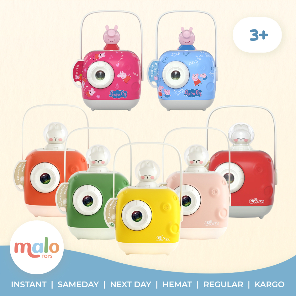 MALOTOYS - ZZZMOON Projector Kids Storyboard Projector Cerita Bedtime Peppa Audio Story Machine ZZZ 