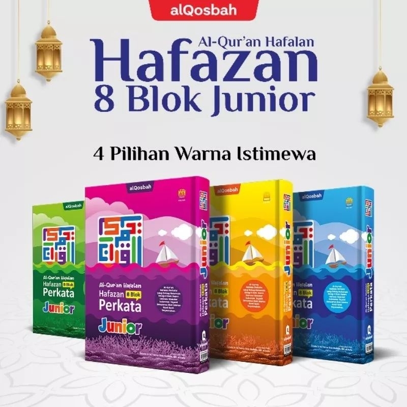 Al Quran Hafalan Hafazan 8 Blok Perkata Junior A5 - Al Quran Hafazan Perkata Junior - Quran Perkata 