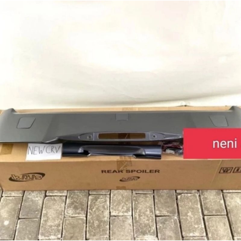 spoiler bagasi crv 2013 2016 + dudukan lampu