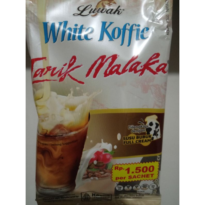 

kopi luwak white koffie tarik malaka per sachet