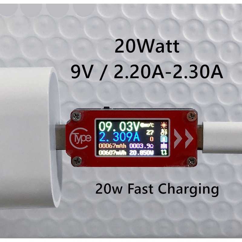 [GARANSI] Charger 20W Fast Charging Adaptor + Kabel Type C To Lightning