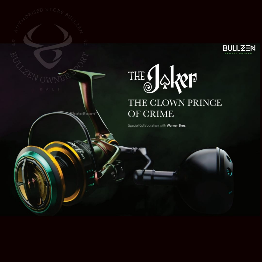 Reel Bullzen The Joker 800 - 8000 PG dan HG / LIMITED ED. SPECIAL COLLAB/  reel pancing / Reel joran