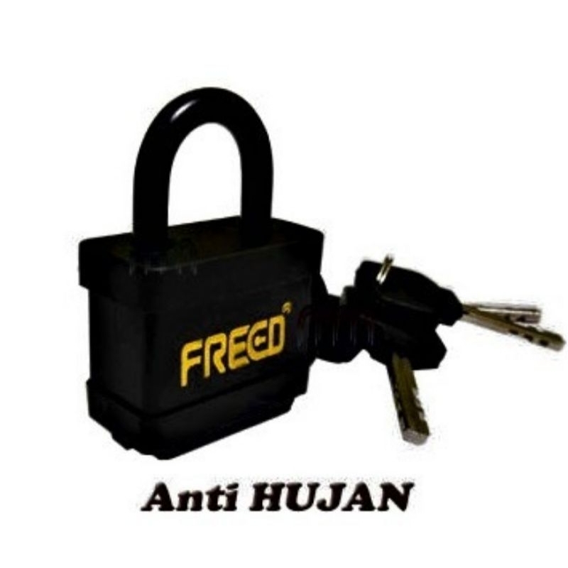 FREED Gembok Anti Air Hujan 60mm / Water Resist / Double Protected Gembok Cover anti air hujan 60 mm