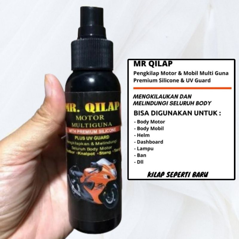 OBAT PENGKILAP BODY MOBIL MOTOR HELM MR. QILAP TAHAN LAMA 100ml