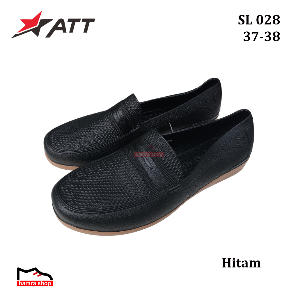 ATT SLK 028 - Sepatu Slip On Wanita dan Remaja Putri Bahan Karet