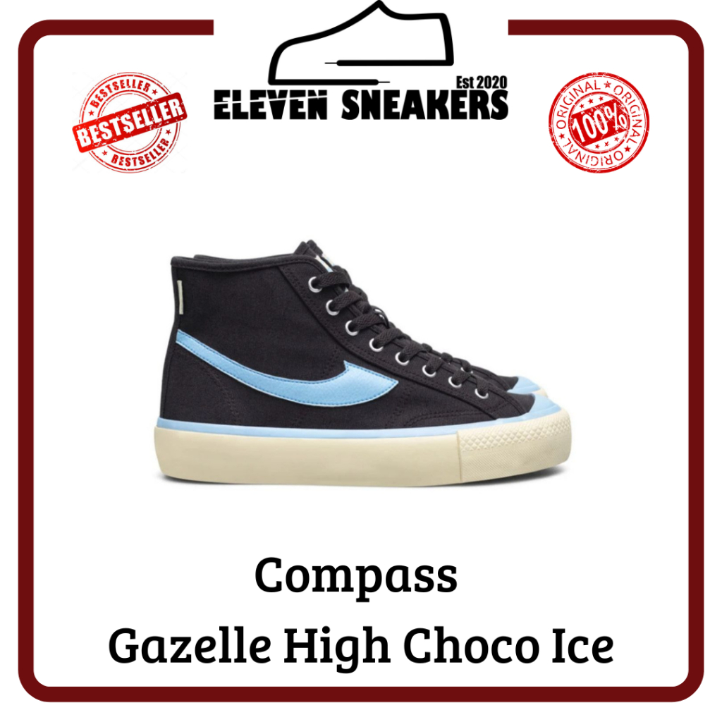 [ 100% Original ] Compass gazelle high choco ice