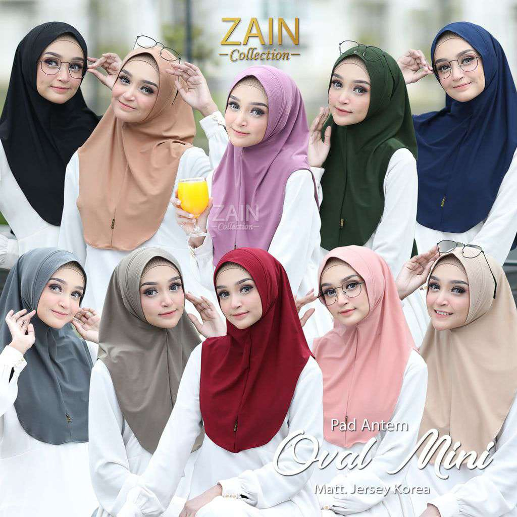 00214 By Zain Jilbab Oval Mini Ukuran M
