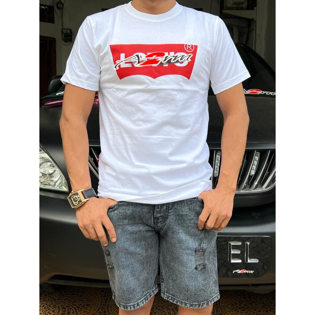 baju kaos pria logo model terbaru katun combed 24s made in philipin