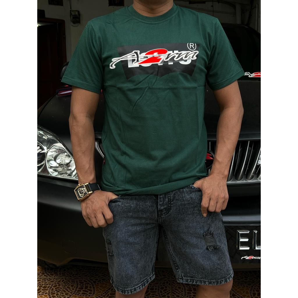 baju kaos pria logo model terbaru katun combed 24s made in philipin