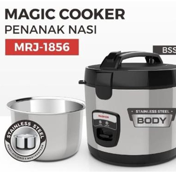 Maspion Rice Cooker Magic Com MRJ-1856 BSS