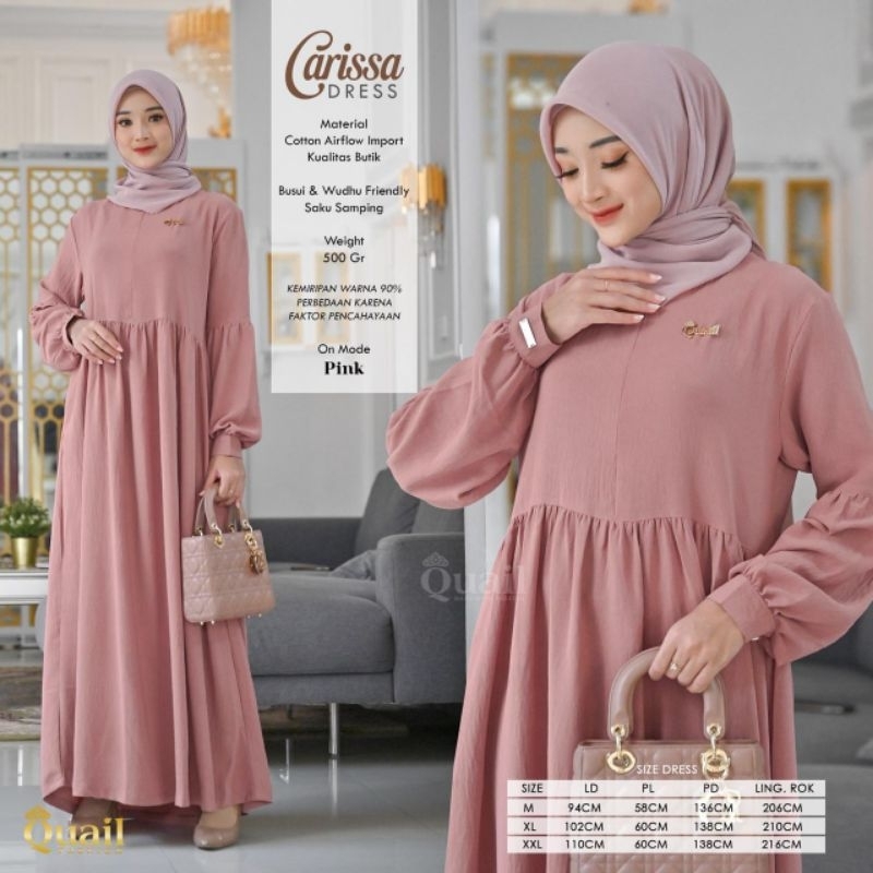 Dress Carissa ori Quail Hijab