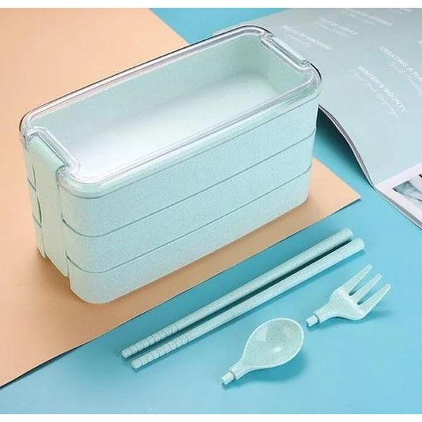 LUNCH BOX 3 SUSUN LUCU MINI KOTAK BEKAL MAKAN